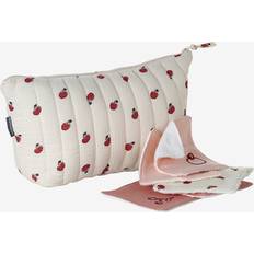 Toiletry Bag Cotton Gauze Bunny Rose