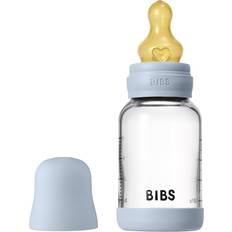 Baby glass bottle Bibs Baby Glass Bottle Round 120 ml