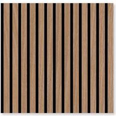 Jangal Parete Acustica A Pannelli Modulabile 52x52cm Rivestiti Vero Rovere Mod Davert Oak