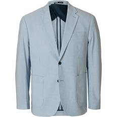 Herre - Hvid Blazere Selected Seersucker Blazer
