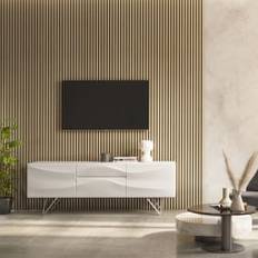 Cheshire Mouldings Acoustic Slat Wall Light Oak Wood Panel 22 x 600 x 2400mm