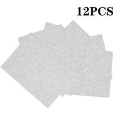 Sheet Materials LivingAndHome Silvery Grey 12pcs Acoustic Panels Studio Soundproofing Wall Tiles