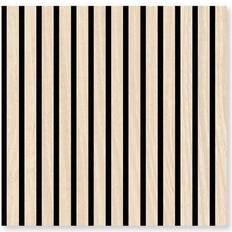Modular Wall Akustikpaneel 520 x 520 x 10 mm Eiche Hell 3D Paneel Holz Beige 520 x 520 mm