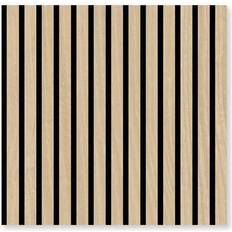 Jangal Modular Wall Akustikpaneel 520 x 520 x 10 mm Eiche Braun 3D