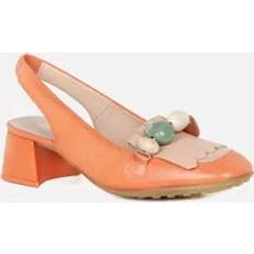 Orange Højhælede sko Hispanitas Elegant Slingback Sandaler - Orange