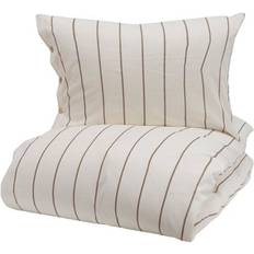 Borås Cotton Royan Sengetøj Beige 140x220 cm Dynebetræk