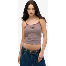Superdry Tank Tops Superdry Athletic Essentials Cami Top - Red