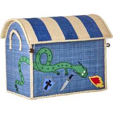 Rice Raffia Opbevaringskurv Dragon Lille