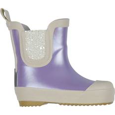 Beige Wellingtons Children's Shoes Mikk-Line Wellies Short Metallic - Dämmerung