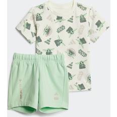 6-9M Tracksuits adidas Performance Shortssæt - Owhite/Multco