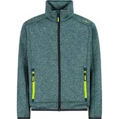Turkis Fleecejakker Børnetøj CMP Boy's Jacket Jacquard Knitted Fleecejakke - Turkis
