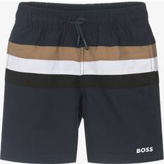 BOSS Boys Colour Block Swim Shorts - Blue