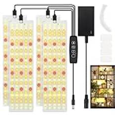 Växtlampor led BORDEAG Växtlampa 540 Lysdioder 4 Stycken LED-Odlingslampor