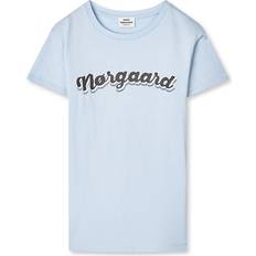 Mads Nørgaard Unisex T-shirts Mads Nørgaard Cashmere Single Ekologisk Tuvina T-shirt - Kashmir Blue