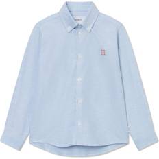Les Deux Kids Konrad Contrast Oxford Skjorta - Light Blue