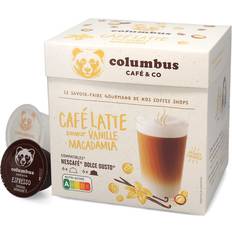 Vanilj Kaffekapslar Columbus Vanilla Macadamia Latte 12 Kapslar