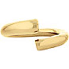 Women - Yellow Rings Calvin Klein Gold Plated Steel Spiral Ring