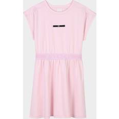 Givenchy Kids Logo Cotton Dress - Pink