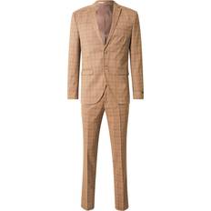 Bruna - Herr Kostymer Jack & Jones Super Slim Fit Kostym Brun