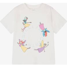 Stella McCartney Kids Printed Cotton T-shirt - White