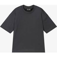 Barnkläder EA7 Ea7 Logo Cotton T-Shirt - Grey