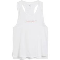 Puma Tennis Kläder Puma Run Graphic Mesh Singlet Top - White