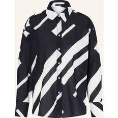 Unisex Bluser på tilbud Opus Bluse Fenlo - Natblå/Hvid