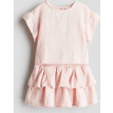 H&M 2-Piece Cotton Muslin Set - Pink