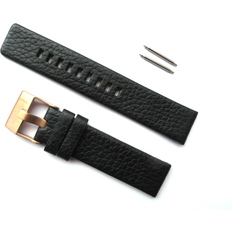 Diesel Watch Straps Diesel Original Replacement Leather Strap DZ1733 Watch Band Black