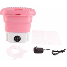 Vestidos Folding Portable Washing Machine Pink