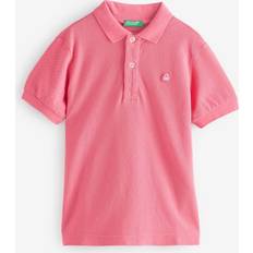 Organic Cotton Polo Shirts Benetton Kids' Polo Shirt - Pink