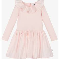 Molo 12-18M Barnkläder Molo Crystala Long-Sleeved Dress - Charlotte Rosa