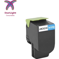 Cartridgex Cyan toner compatible with lexmark cx310dn cx310n cx410de
