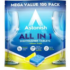 Astonish All in 1 Dishwasher Tablets Lemon Scent 100 Tablets