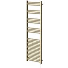Heated Towel Rails Pizarro Brushed 1800mm x 600mm Straight Electric Heated Towel Rail Brass