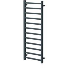 Heated Towel Rails Wholesale Domestic Blaine 1200mm x 500mm Straight Electric Heated Towel Rail Anthracite