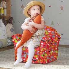 Aiyaplay Red Dinosaur Kids Armchair