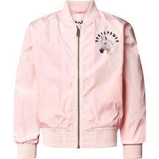 Molo Jackor Molo Haliva Jacket Racing Horses - Rosa
