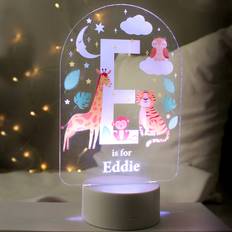 Personalised Memento Company Personalised Memento LED Colour Changing Alphabet 1.4 x 2.3 x 0.9 cm Night Light