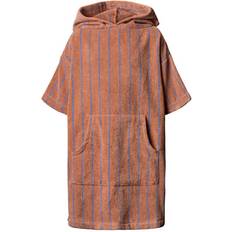 Morgenkåber Børnetøj på tilbud Bongusta Naram Kids Poncho - Børnebadekåbe - Camel/Ultramarine