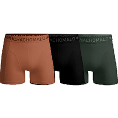 Brun Boxershorts Muchachomalo Jongens 3-Pack Boxershorts - Bruin