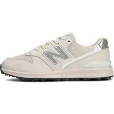 Beige - Women Golf Shoes New Balance 996 Golf - Grey Silver