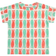 Bobo Choses Barnkläder Bobo Choses Lucky Fish All Över T-Shirt - Offwhite
