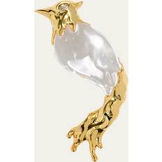 Brooches Alexis Bittar Liquid Lucite Cardinal Pin - Gold