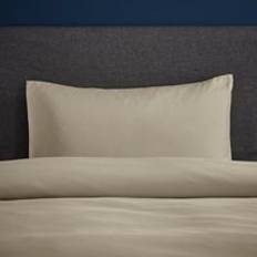 Fogarty Soft Touch Standard Pillowcase Pair - Coffee Pillow Case
