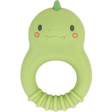 Non-Toxic Teething Toys Tiger Tribe Silicone Dino Teether
