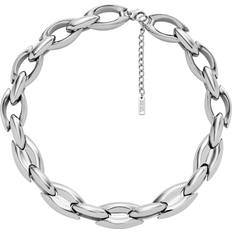 Smycken Diesel Collier Chaîne En Acier Inoxydable - Gris Argenté