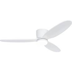 QAZQA Loftventilatorer QAZQA Smart Loftventilator Hvid Inkl LED Med Fjernbetjening
