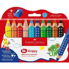 Faber-Castell Grippy XXL Jumbo Karton 10 Ass Spidser