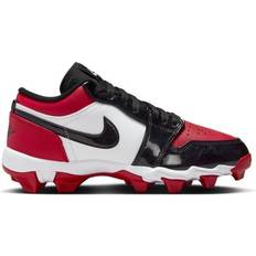 Boys Football Shoes Children's Shoes Nike Jordan 1 Low PS/GS - Gym Red/White/Black